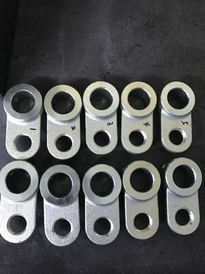 jakość  Custom Made Forged Detent Pin Holder Parts in Q235 Steel with Galvanized Surface and +/-0.1mm Tolerance fabryka